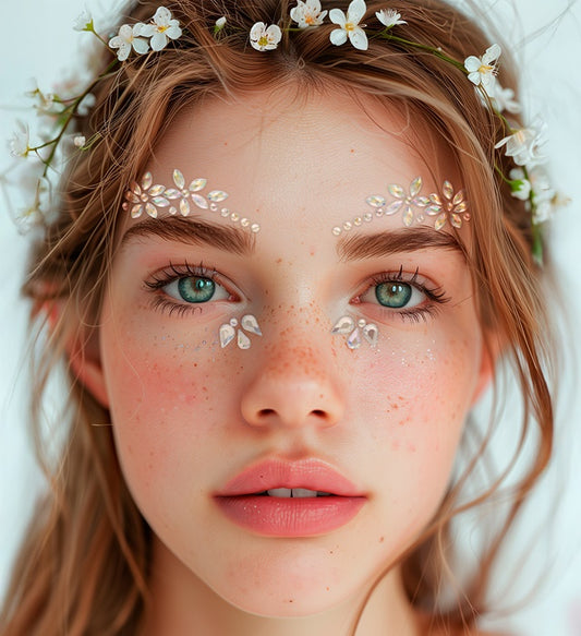 Face Jewels Flowers