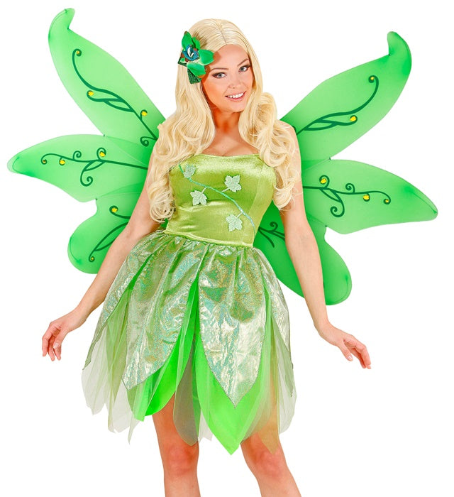 Maxi Green Wings With Gems 125X72 Cm