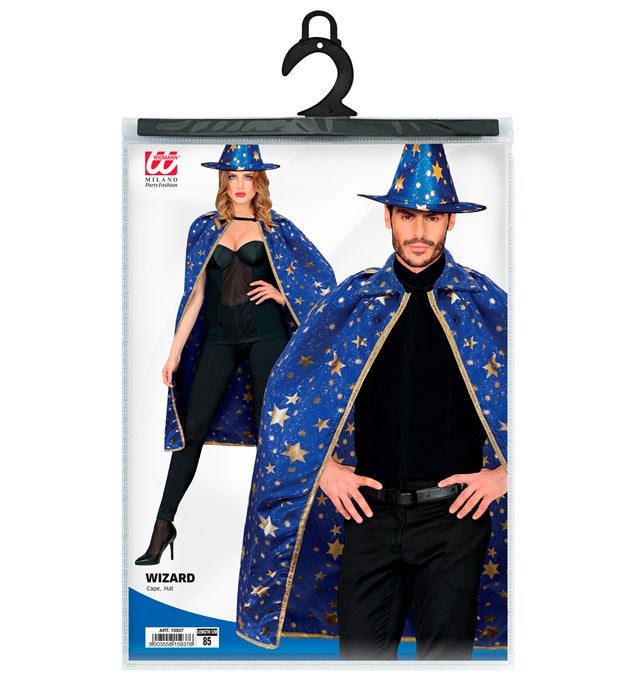 Wizard Cape, Hat - 85 Cm