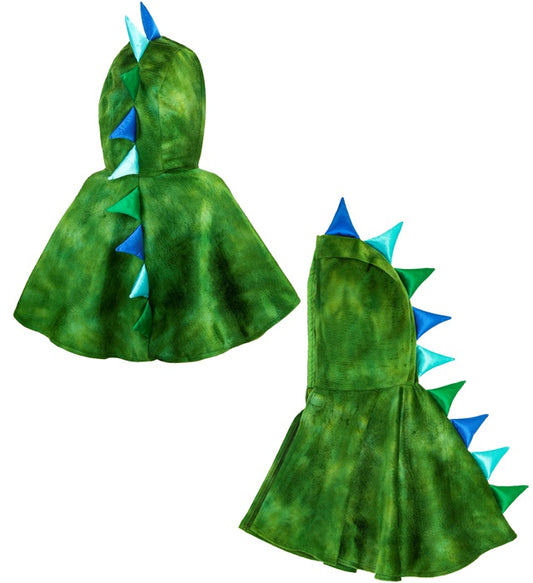 Plush Dinosaur Hooded Poncho