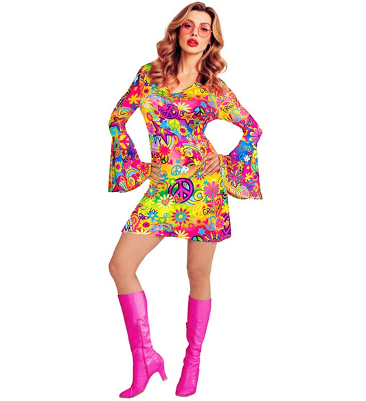 The 60S Fashion - Peace & Love Dress