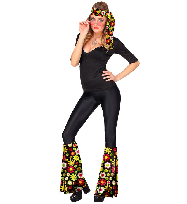 The 60S Fashion - Flowers Headband & Leg Warmers