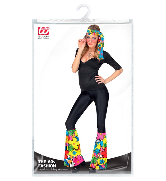 The 60S Fashion - Flower Power Headband & Leg Warmers