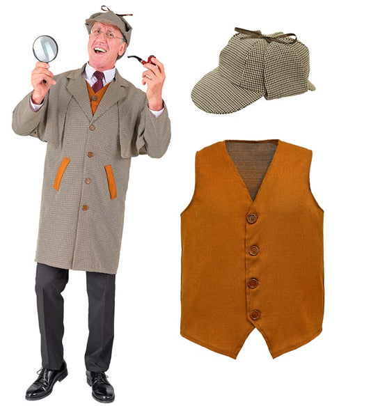 Detective Coat, Vest, Hat
