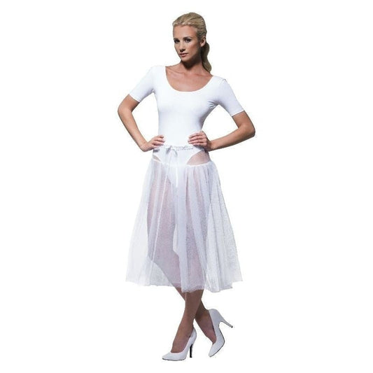 1950s Petticoat Adult White 2