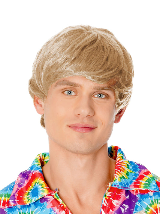 1960s Mens Wig Blonde Short Style 2