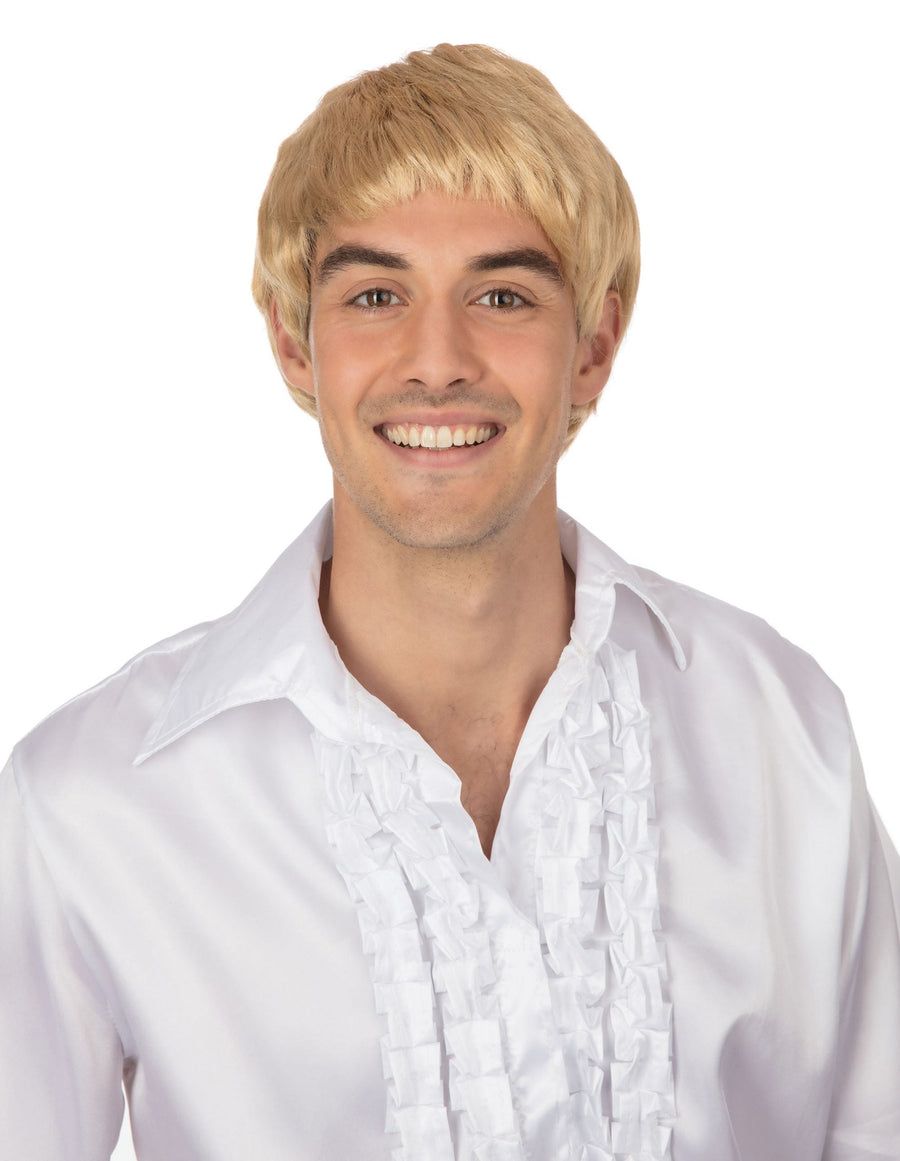 1960s Mens Wig Blonde Short Style_1