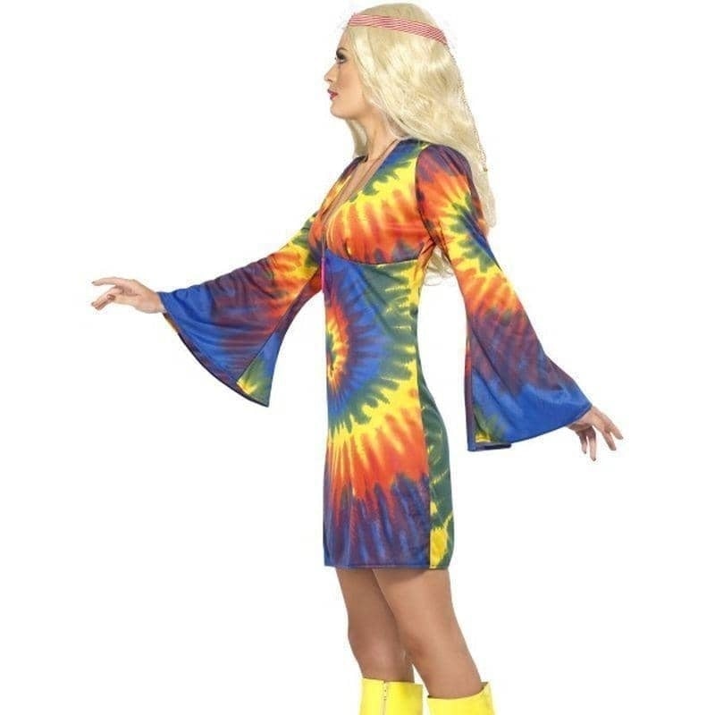 1960s Tie Dye Costume Adult Rainbow_3
