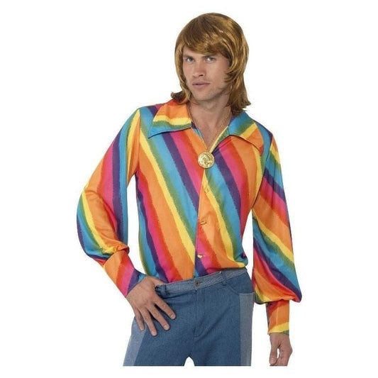 1970s Colour Shirt Adult Rainbow 2