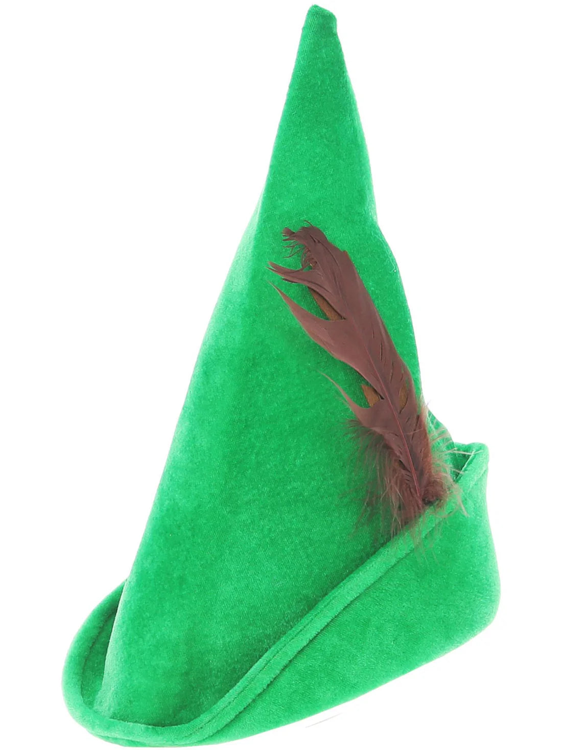 Robin Hood Hat Adult Green Feather Costume Accessory 2