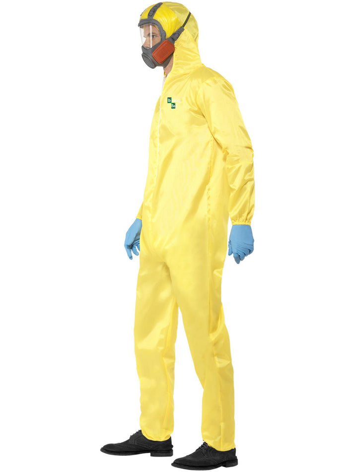 Breaking Bad Costume Adult Yellow Hazmat Jumpsuit Mask