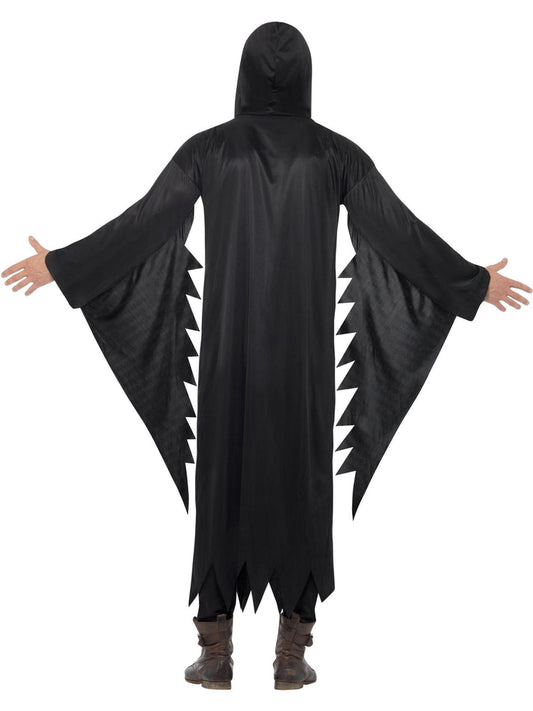 Screamer Costume Ghostface Black Gown and Hood 2