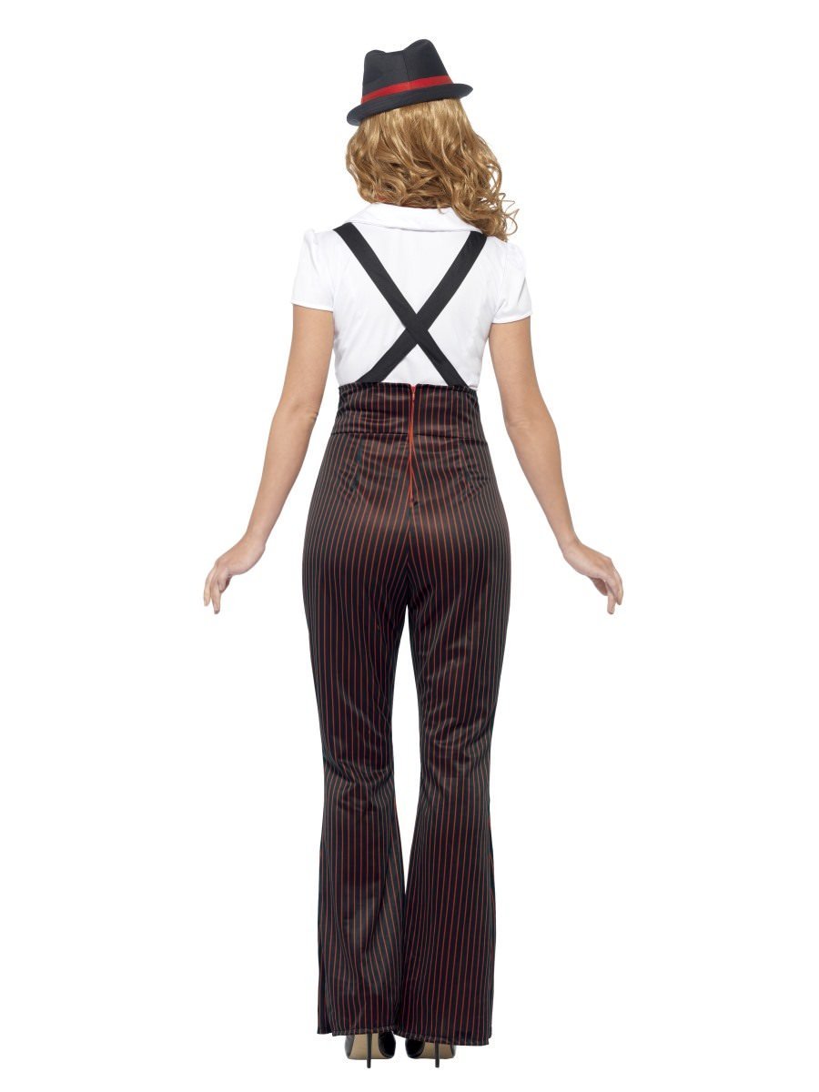 20s Glam Gangster Costume Adult Brown Red_3