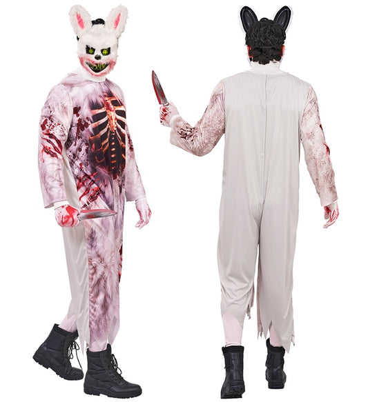 Zombie Bunny Jumpsuit, Mask