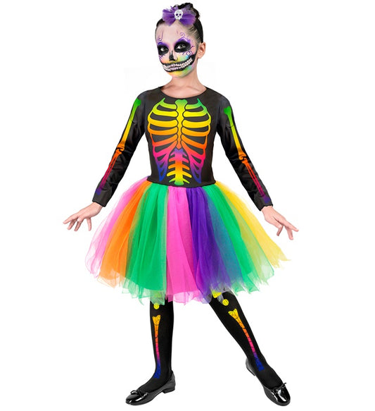 Skelton Tutu Dress, Skull Bow Headband