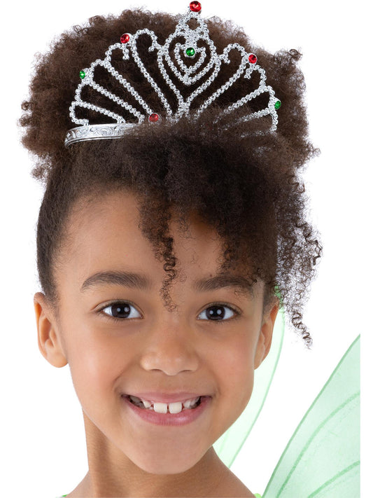 Fan Design Tiara Silver Fairy Tale Princess Fancy Dress Costume Accessory
