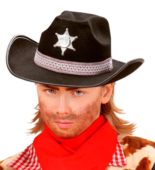 Sheriff Hat Black - Felt