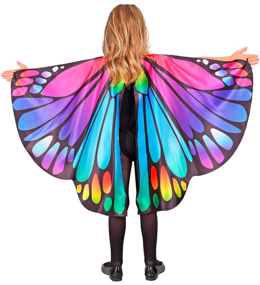Purple/Pink Butterfly Wings & Eyemask Wings 100X70 Cm