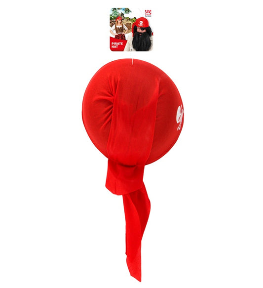 Red Fabric Pirate Hat