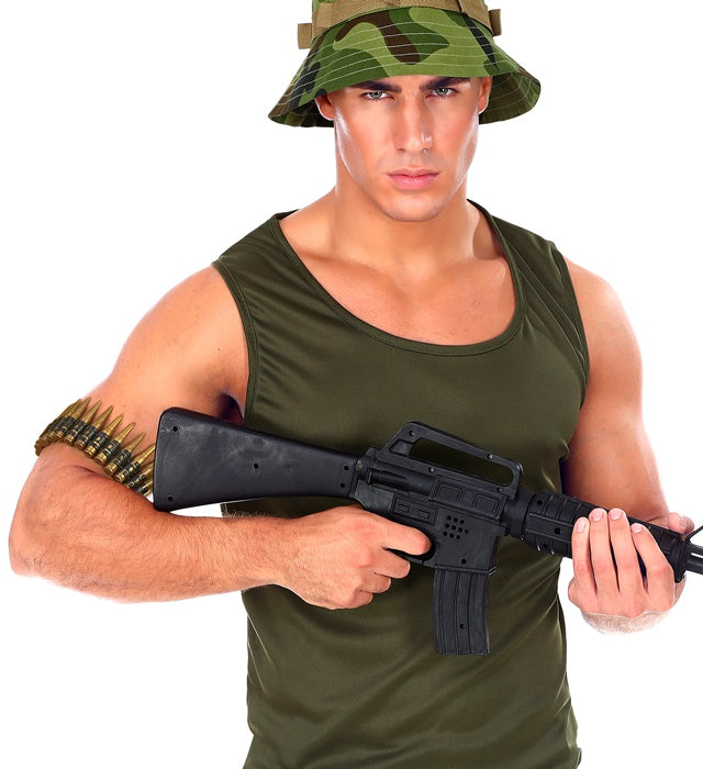 Realistic Bullet Belt For Legs 24 Bullets
