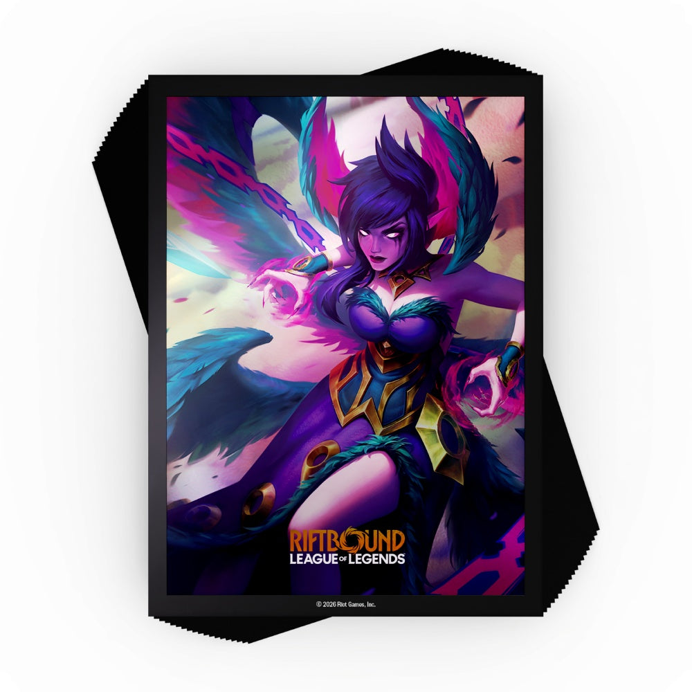 Riftbound Vendetta Kayle Vs Morgana Art Sleeves 66 x 91 mm 100 Pack
