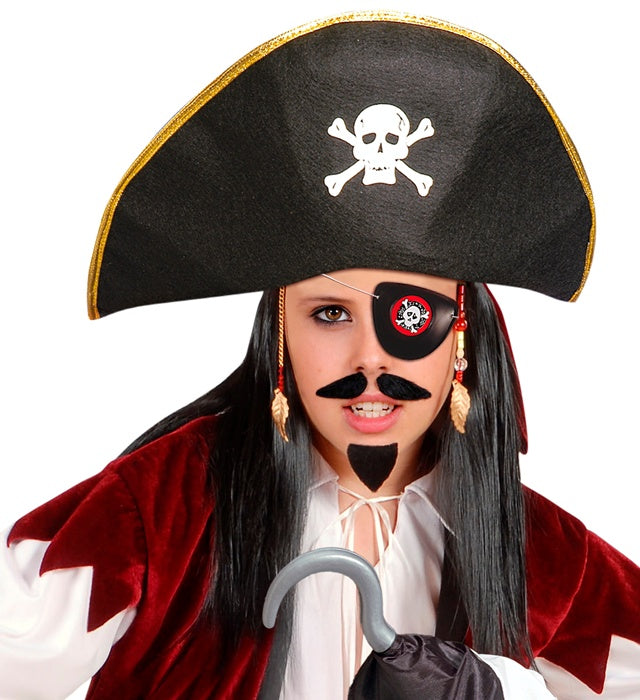 Pirate Set Hat, Hook, Eye-Patch