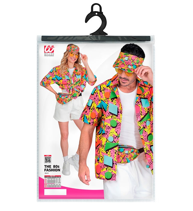 The 80S Funky Fashion - Funky Pink Shirt