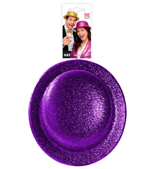 Purple Bowler Hat