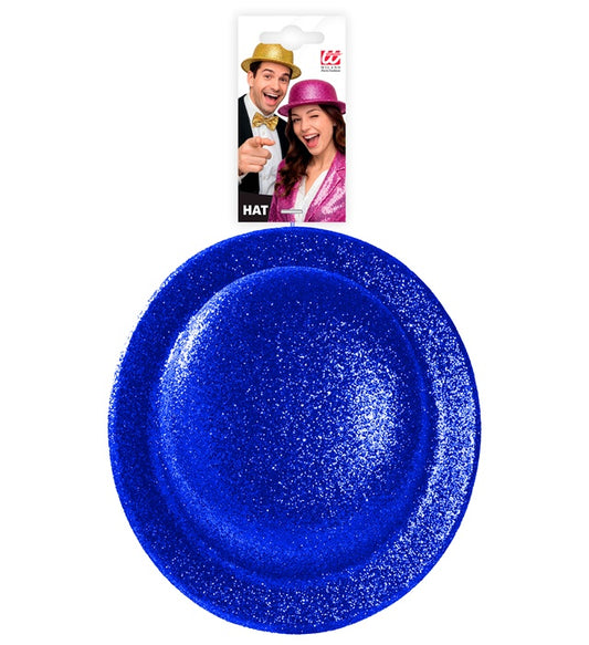 Blue Bowler Hat