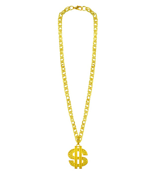 Dollar Necklace With Quality Chain & Pendant - 70 Cm