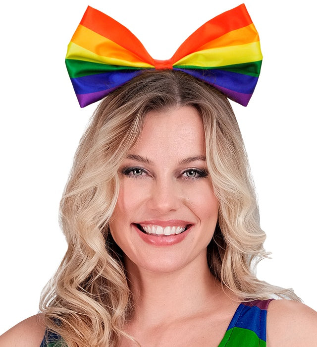 Rainbow Bow Headband