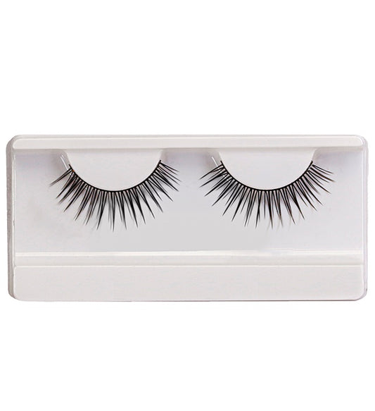 Black Spiked Eyelashes With Glass Bottle Glue