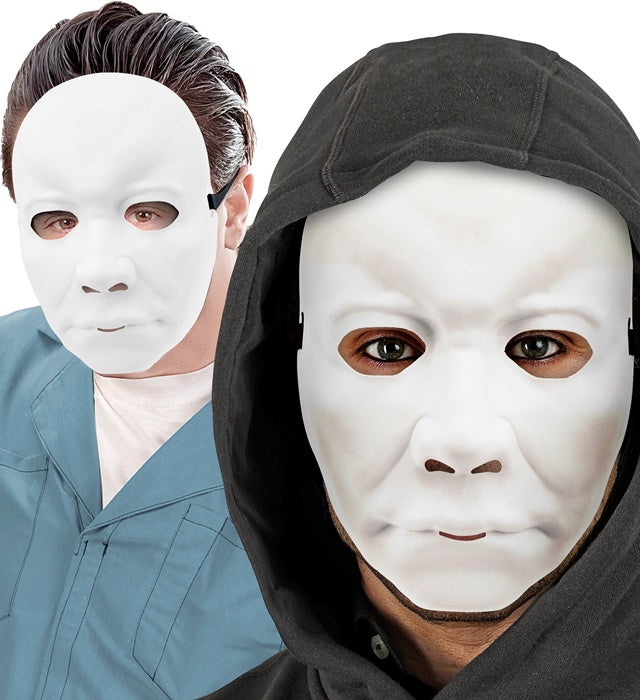 Mask Man Hard Plastic White
