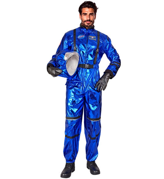 Blue Astronaut Jumpsuit, Helmet
