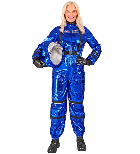Blue Astronaut Jumpsuit, Helmet