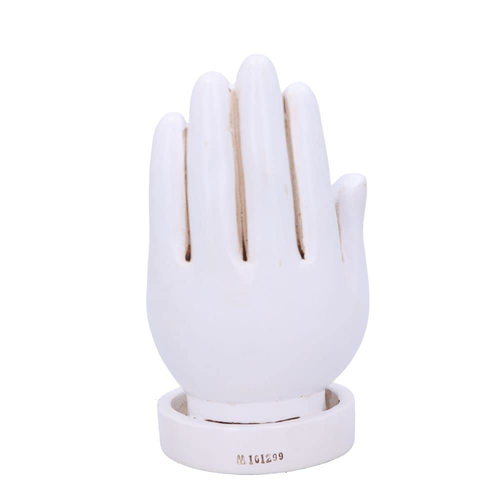Hand Back Flow Burner White 12cm Palmistry Backflow Incense
