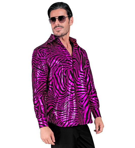 Pink Animalier Party Fashion Shirt Shirt