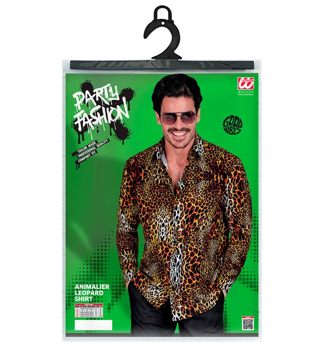 Leopard Animalier Party Fashion Shirt Shirt