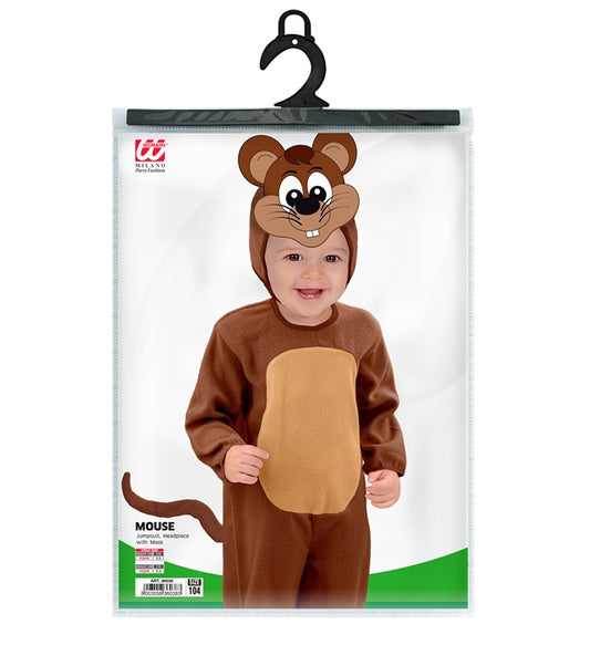 Mouse Jumpsuit, Headpiece With Mask