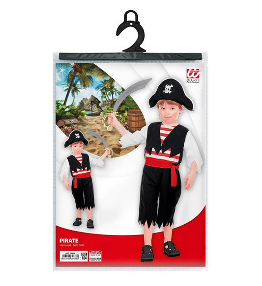 Pirate Jumpsuit, Belt, Hat