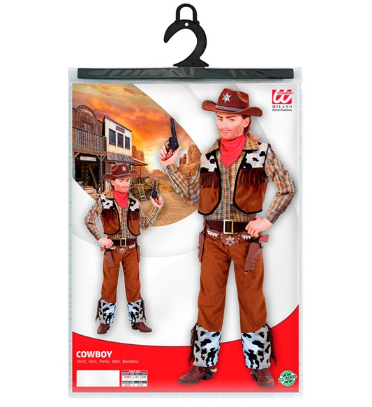 Cowboy Shirt, Vest, Pants, Belt, Bandana