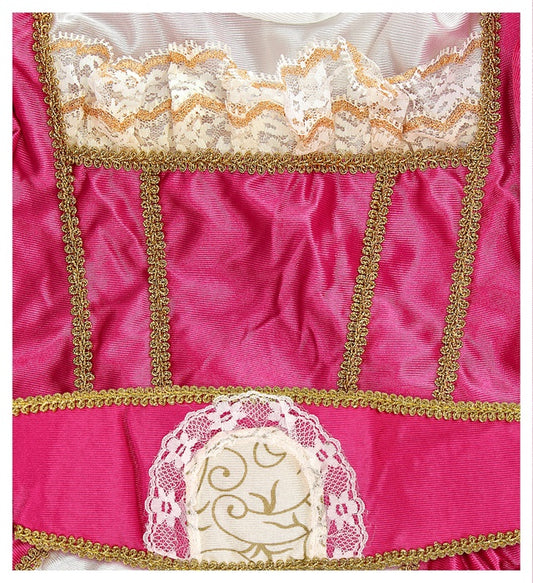 Duchess Of York Dress With Wirehoop, Hooded Cape
