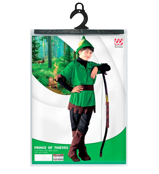 Prince Of Thieves Coat, Pants, Belt, Boot Covers, Hat With Feather