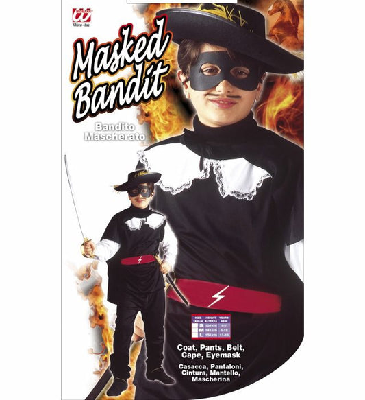 Masked Bandit Hero Coat, Pants, Belt, Cape, Eyemask
