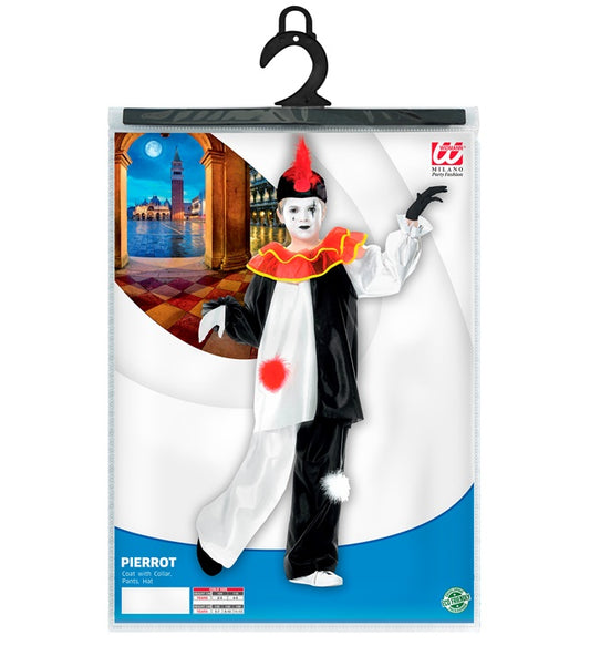 Pierrot Coat With Collar, Pants, Hat