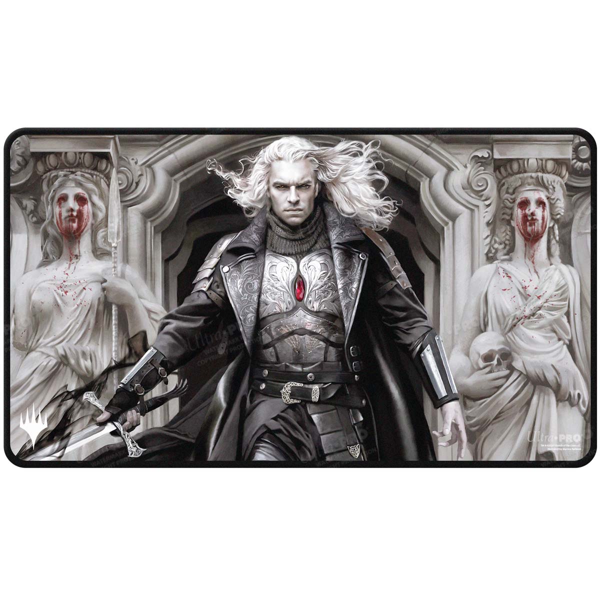 Magic: The Gathering - Innistrad Remastered Black Stitched Playmat PW B
