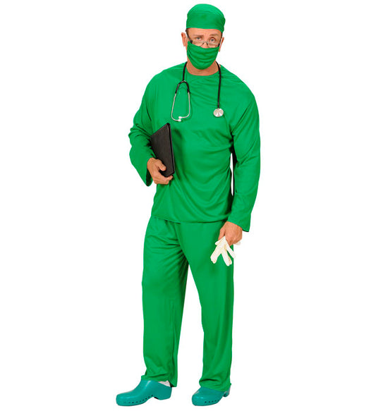 Surgeon Coat, Pants, Cap, Face Mask