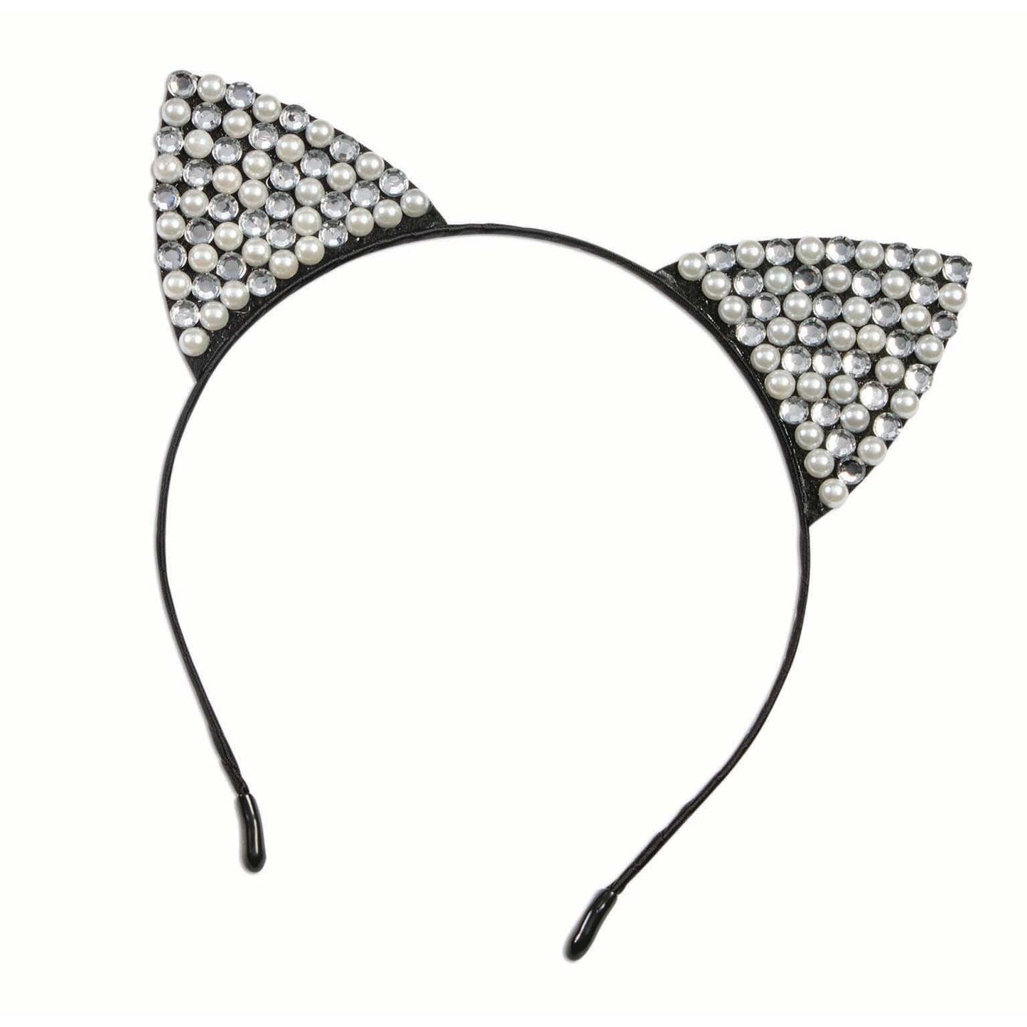 Cat Ears Rhinestone & Pearl 1