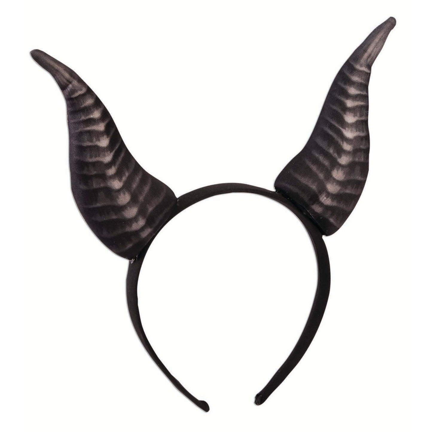 Demon Horns Headband Black 1