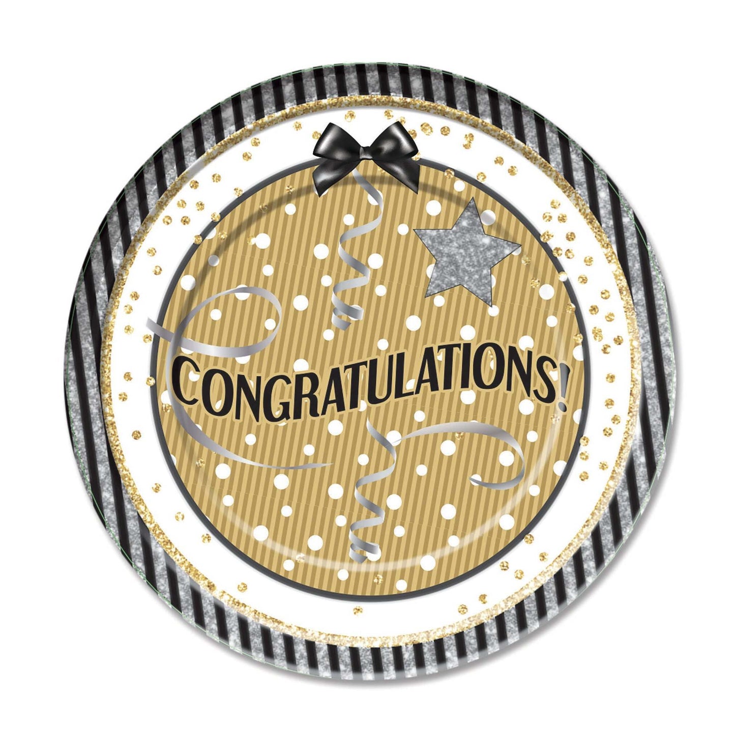 Congratulations Large Plates 22cm 8 Pieces 1